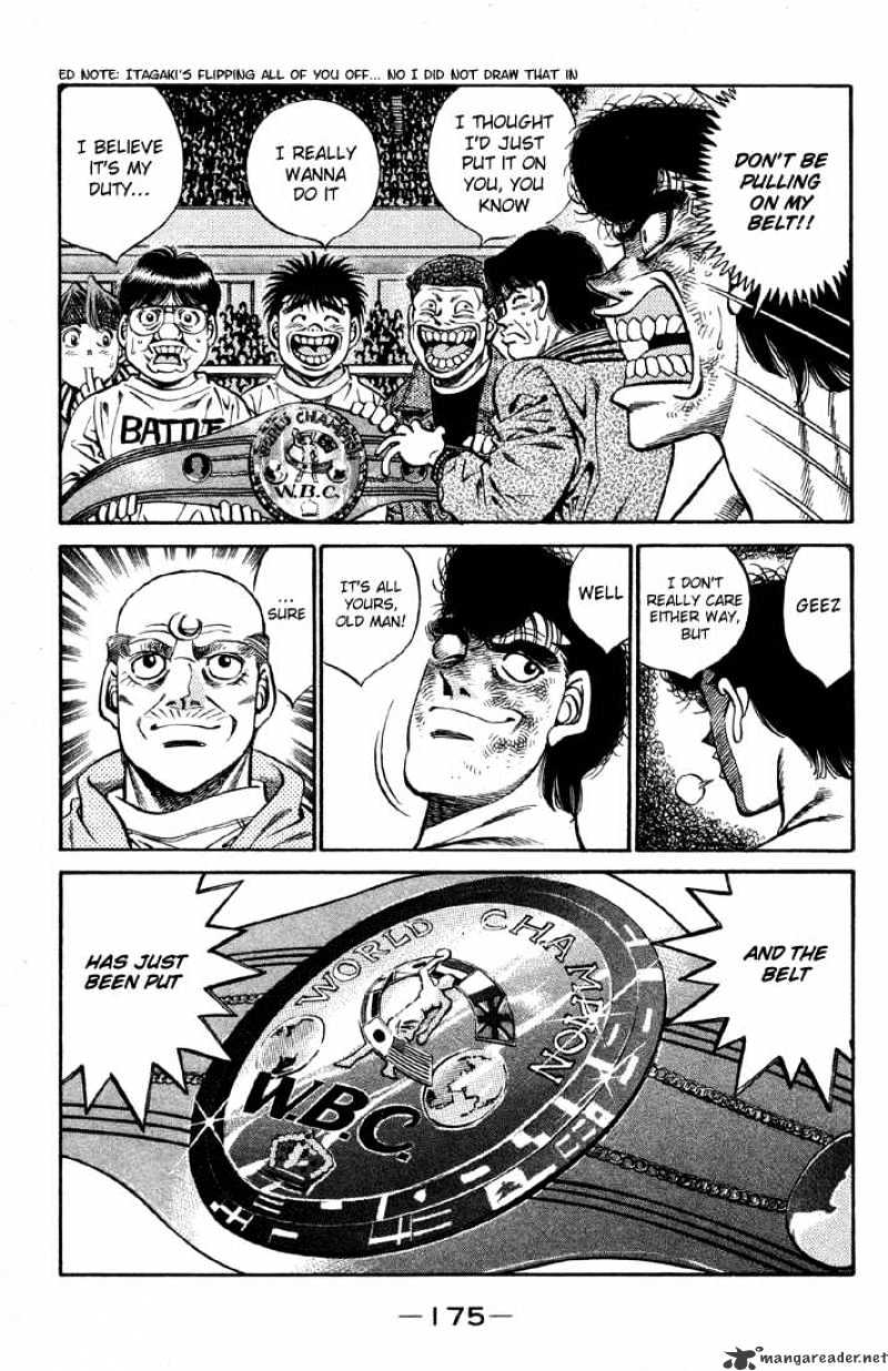 Hajime no Ippo: Fighting Spirit, Chapter 397 image 08